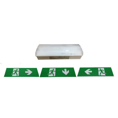 SURFACE MOUNT SELF CONTAINED EMERGENCY EXIT LIGHT WITH BATTERY BACKUP